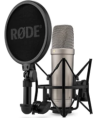 Rode NT1 5th Generation Condenser Microphone, SM6 ShockMount, Pop Filter