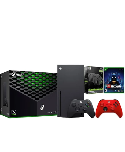 Microsoft Xbox Series X 1TB Disc Console with Extra Controller and Charge Dock Bundle