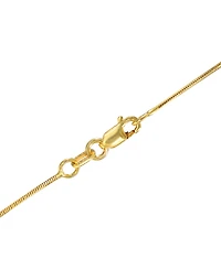 Macy's Square Snake Chain 18" Necklace in 10k Yellow Gold