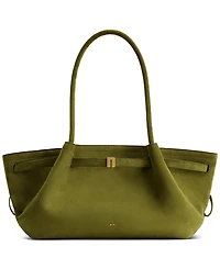 Jw Pei Hana Wide Faux Suede Extra-Large Tote Handbag