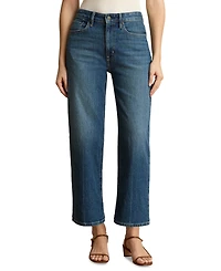 Lauren Ralph Petite High-Rise Straight Jeans
