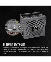 Thermaltake Toughpower GF1 Tt Premium Edition Fully Modular 750W Power Supply Compatible with Atx Pc Builds