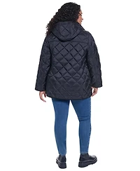 Dkny Plus Corduroy Collar Coat