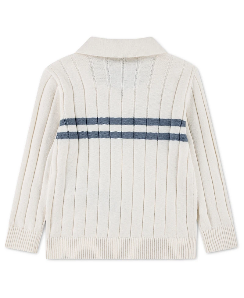abercrombie kids Toddler Boys' 2T-4T Long-Sleeve Johnny Chest Stripe Sweater