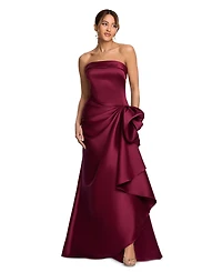 Xscape Women's Gathered Strapless Gown