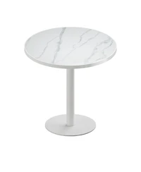 Streamdale Furniture 31.5'' Modern Round Tulip Bistro Table with Faux Marble Top