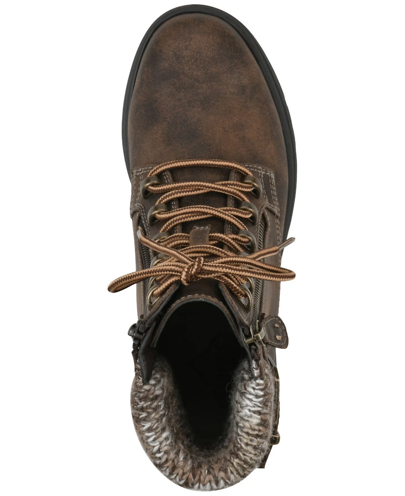 Cliffs by White Mountain Women's Hearten 2 Hiker Lace-Up Booties
