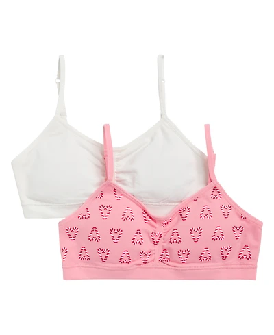 Maidenform Little & Big Girls 2-Pack Seamless Ruched Bras
