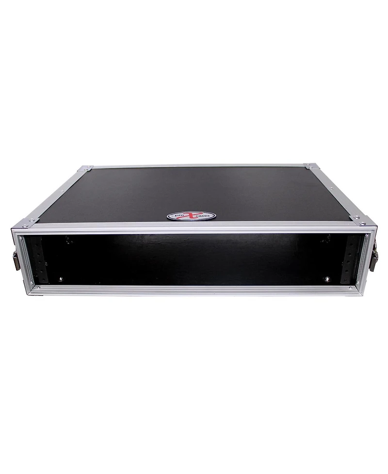 ProX X-2UE Ata-300 Style 2U Deluxe Effects Dual Rail Rack Case with Handles, 14"