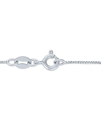 Diamond Fancy Cross Pendant Necklace (1/10 ct. t.w.) in Sterling Silver