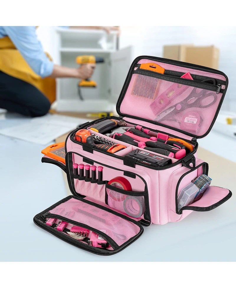 Xdovet Tool Tote Bag Women Electrician Carpenter Repair Organizer