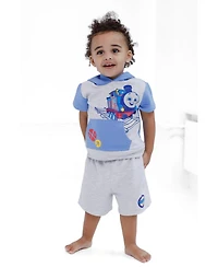 Thomas & Friends Toddler Boys 2T - 4T 2-Piece Hooded Tee and Shorts Set