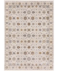 Oriental Weavers Maharaja 71W Ivory and Gold 3'3" x 5' Area Rug