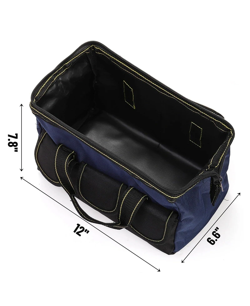 Xdovet Tool Bag Tote Waterproof Base Heavy Duty Organizer Pockets