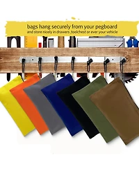 Xdovet Canvas Tool Bag Organizer Zipper Pouches