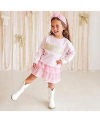 Sweet Wink Baby Girls 12M - 24M Howdy Patch Western Sweatshirt