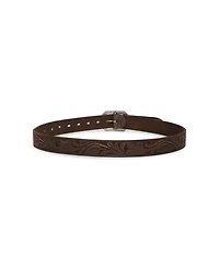 belle & bloom Women's Stand By Me Embossed Leather Belt