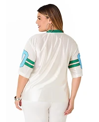 Ashley Stewart Plus God Has a Plan Printed Jersey