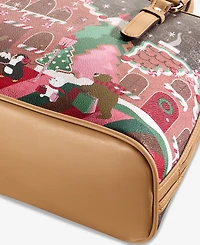 Giani Bernini Gingerbread Bears Dome Satchel, Macy's Exclusive