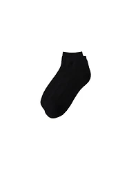 Lands' End Women's 3-Pack Soft Viscose Half Cushion Quarter Socks