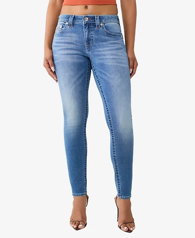 True Religion Women's Jennie Mid-Rise Skinny Jeans