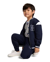 Tommy Hilfiger Boys' 2T-7 Collegiate Varsity Zip-Front Jacket