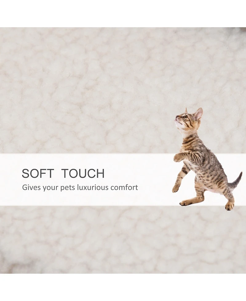 Ruie 4-Level Cat Climbing Steps with Scratching Posts for Sofa