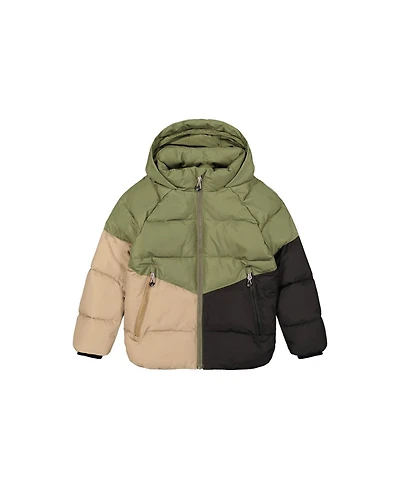 Deux par Deux Toddler Boy (2T-5T) Color-Block Winter Jacket