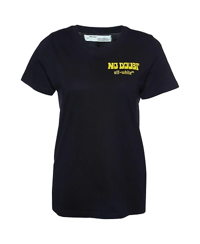 Pre-Owned Off-White Women's No Doubt Graphic Cotton T-Shirt