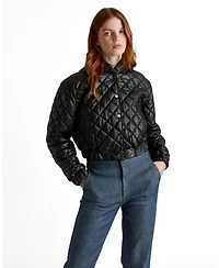 Furniq Uk Women's Aveline Quilted Leather Jacket