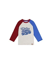 Deux par Deux Toddler Boy (2T-5T) Raglan T-Shirt
