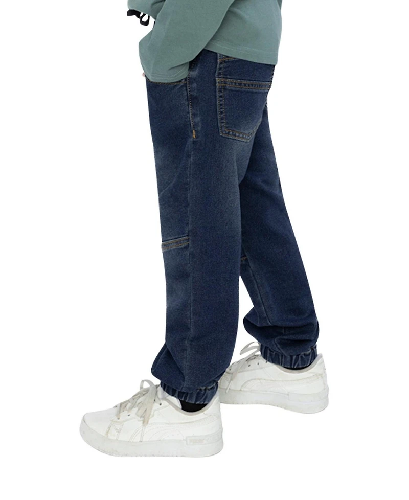 Deux par Toddler Boy (2T-5T)French Terry Denim Jogger Pants