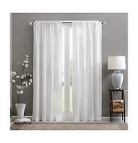 Avobird Diamond Sheer Window Curtain Panel