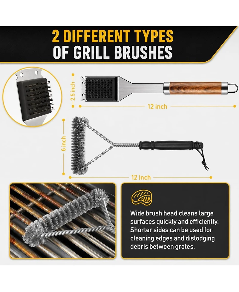 Xdovet Grill Accessories Bbq Tools Stainless Steel Set