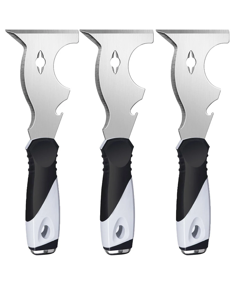 Xdovet T Scraper 3 Pack Multi Tool Putty Knife Metal Hammer End