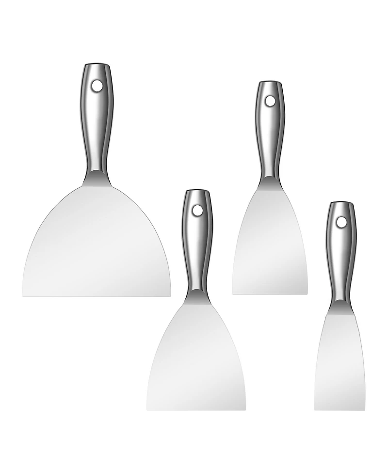 Xdovet Stainless Steel Putty Scraper Set Drywall Tools set of 5