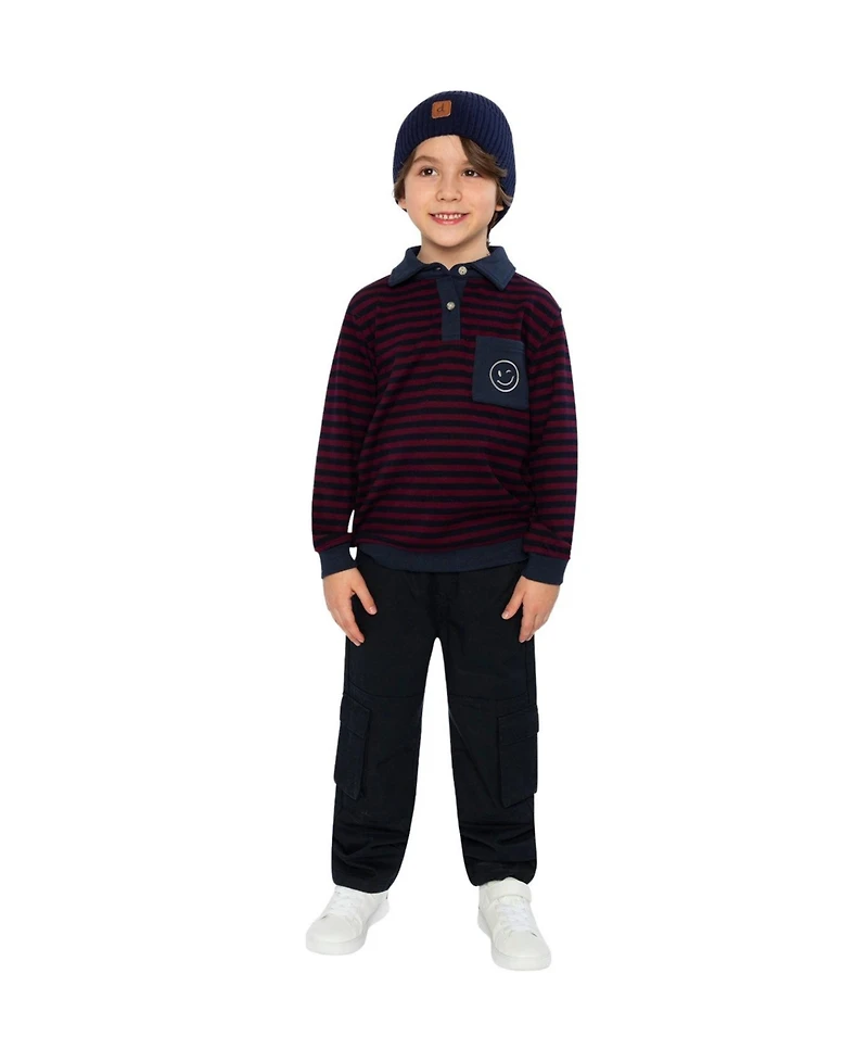 Deux par Deux Toddler Boy (2T-5T)Brushed Jersey