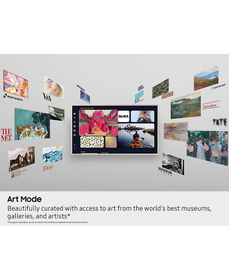 Samsung QN65LS03FADXZA 65" The Frame Qled 4K Uhd Smart Tv with Art Mode and Samsung Vision Ai
