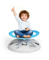 homfan Kids Sensory Swivel Chair, Spinning Chair for Autistic with Safety Handle and Non-Slip Design, Training Body Coordination