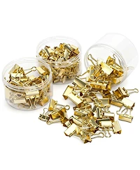 Danrong 174 Pack Metal Binder Clips 3 Sizes With Storage Boxes For Office School Home