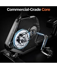 Fed Fitness RE3 Recumbent Exercise Bike Ultra Commercial Grade 24 Level Electromagnetic Resistance Bluetooth and Kinomap App Compatible