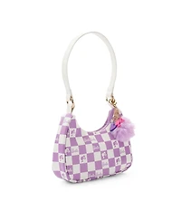 Barbie Girl's Checkered Kids Hobo Handbag