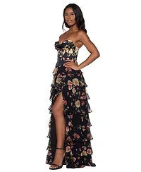 Alex & Sophia Juniors Sweetheart-Neck Dress