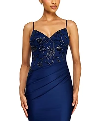 Alex & Sophia Juniors V-Neck Dress