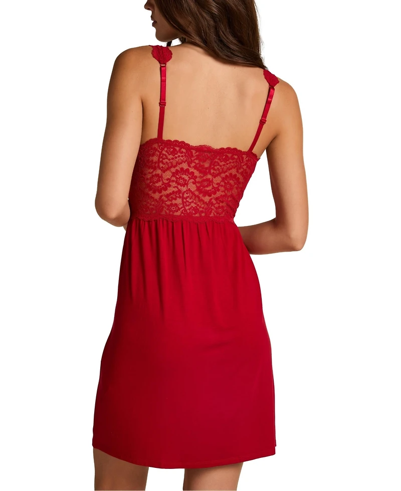 Hunkemoller Women's Nora Lace Slip Dress
