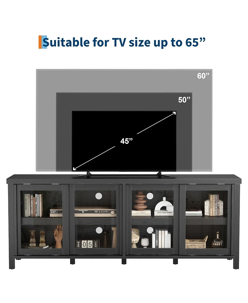 homfan Tv Stand for 65" Tv