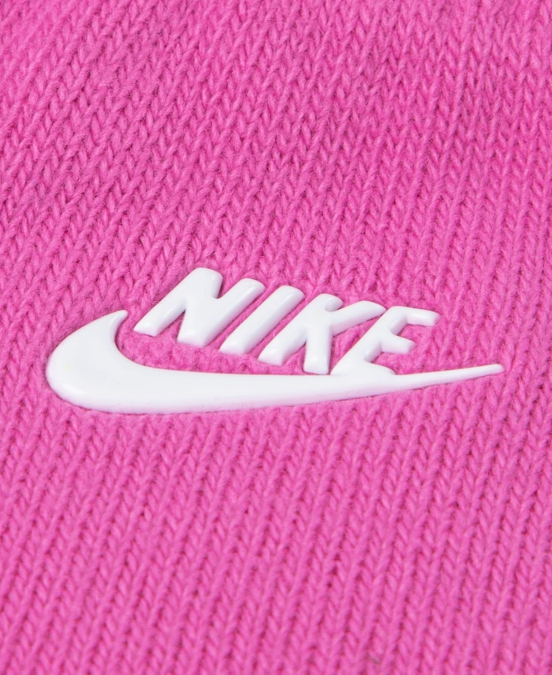 Nike Girls' 7-16 Gradient Peak Pom Beanie and Gloves, 2-Piece Set