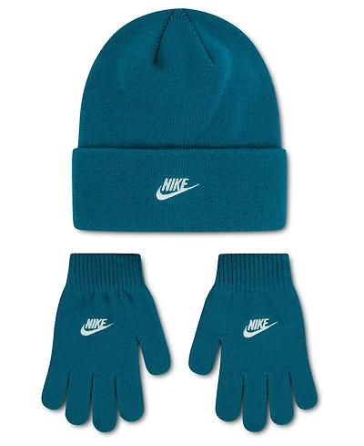 Nike Big Kids 2-Piece Club Beanie and Gloves Set