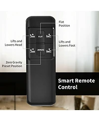 Gouun Queen Adjustable Bed Base Frame with Wireless Remote and Dual Usb Ports
