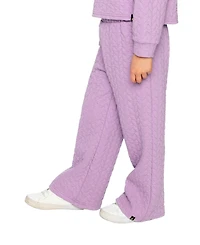 Deux par Toddler Girls 2T-5T Wide Leg Jacquard Pants